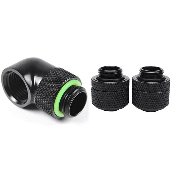 

pcs rotary fittings ,water cooling adaptors & 2pcs water g1/4 external thread pagoda lappads