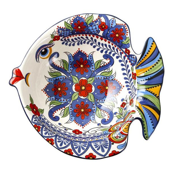 

bowls creative fish-shaped bowl personality fruit salad home soup dessert single ceramic cute