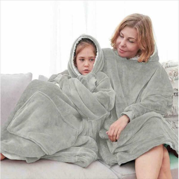 

carpets pocket hoodie winter hooded tv blankets microfiber plush coral fleece sherpa blanket with sleeves super soft warm outdoor