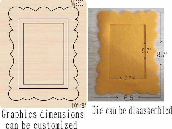 

painting supplies po frame wooden mold scrapbook steel