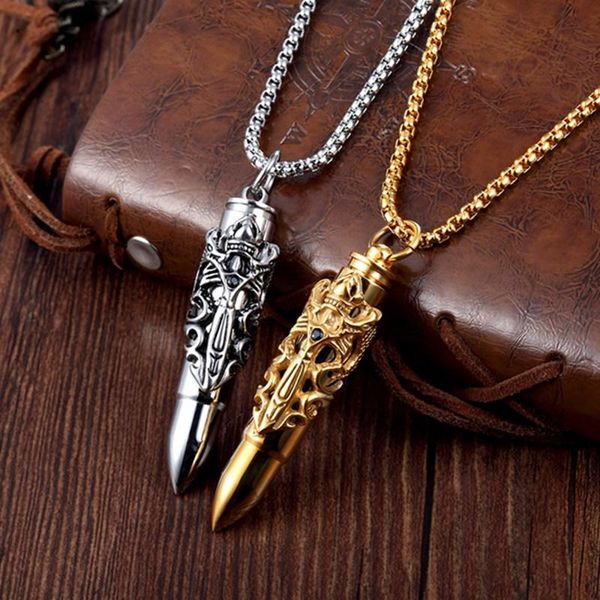 

silver color pendant necklace fashion design titanium stainless steel hip-hop chain jewelry gift necklaces
