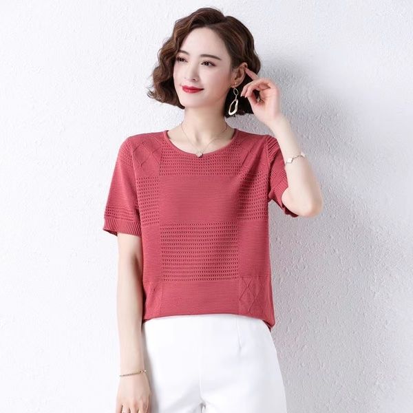 

women's sweaters oco out of mesh you'll see women casual women's short sleeves female girdle the cool neck fine pullovers la, White;black