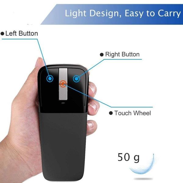 

2.4g wireless foldable mouse with usb receiver for lappc vh99 mice