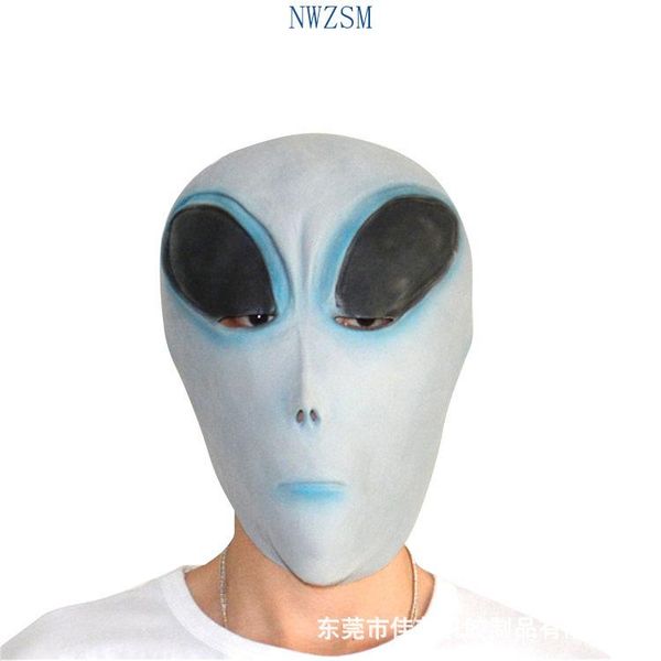 

party masks funny scary alien mask full over the head handmade natural latex ufo for halloween cosplay