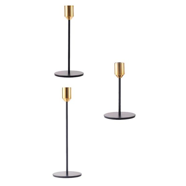 

candle holders 3pcs wrought iron holder home el stand decor deskadornment