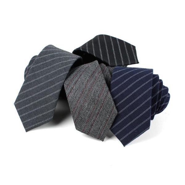 

6cm men necktie striped ties for wedding dress neck tie cotton casual gravatas para homens neckwear custom logo, Blue;purple