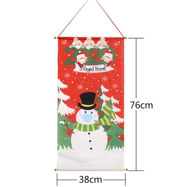 

christmas decorations banner flag hanging ornament 76cmx38cm