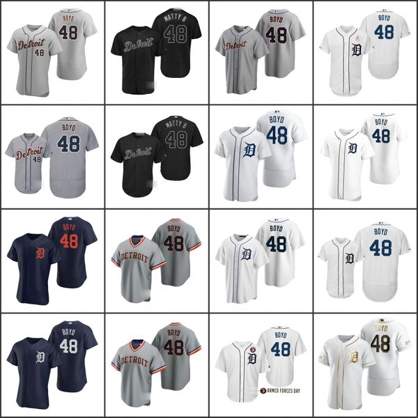 

detroit tigers men 48 matthew boyd women youthjerseys, Black;red