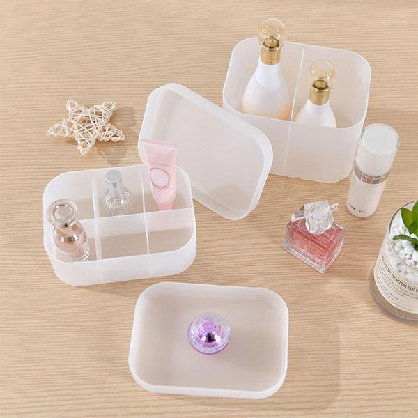 

plastic deskstorage box cosmetics organizer sundries container with lid1