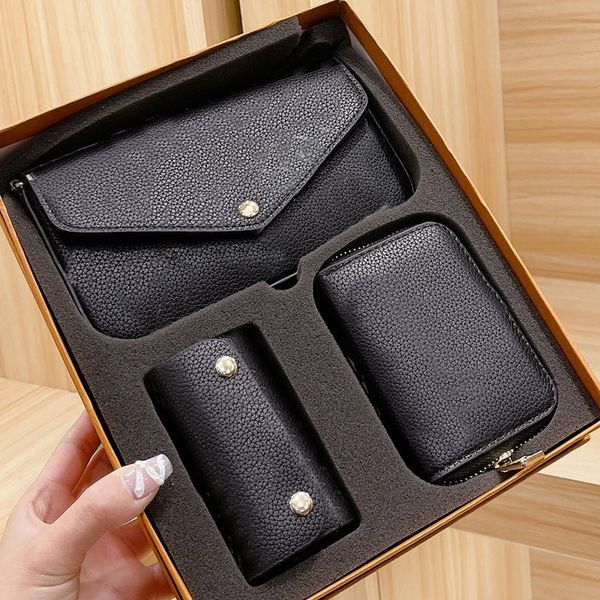 

crossbody envelopes bag women chain flip messenger handbag quality coin card wallet candy three piece set