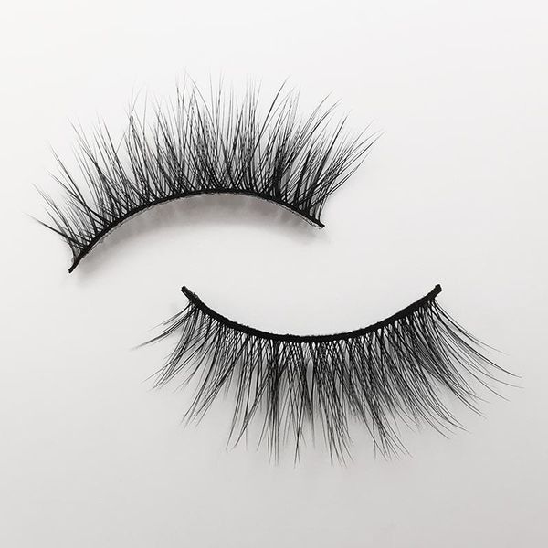 

real mink false eyelash strip lashes thick fake eyelashes makeup beauty handmade 100% glitter packing1
