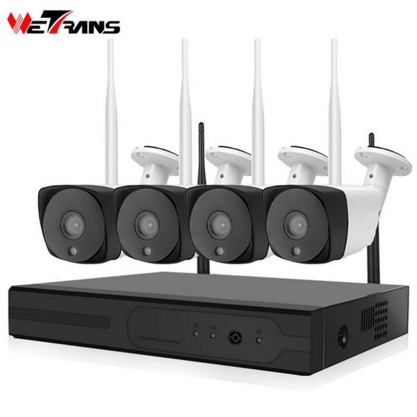 

wetrans cctv security camera system 1080p hdd wireless surveillance ip nvr set outdoor waterproof led night vision alarm systems