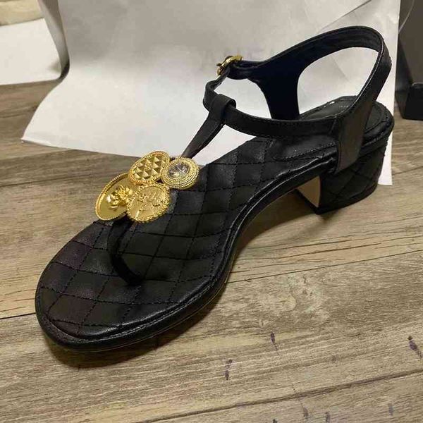 

summer women gladiator sandals clip toe flats metal flower shoes holiday dress beach outdoor flip flops ankle strap sandalias, Black