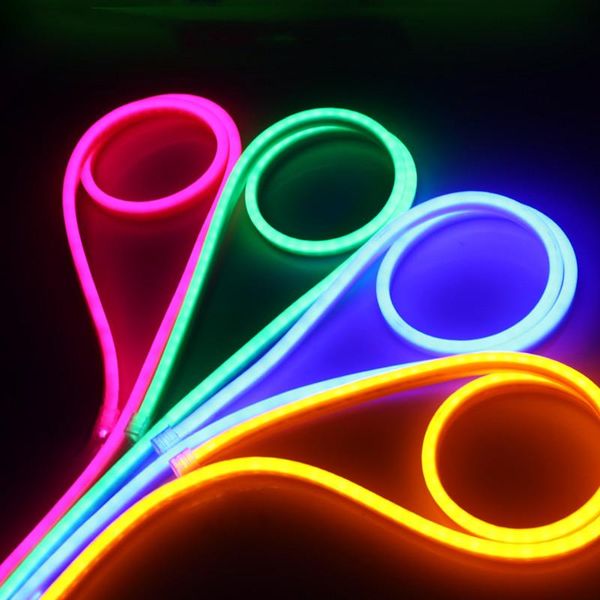 

strips neon led lamp outdoor flexible 220v soft pipeline ktv decoration waterproof strip