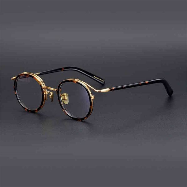 

80% off wholesale style manual literature art round myopia glasses full frame men and women, White;black