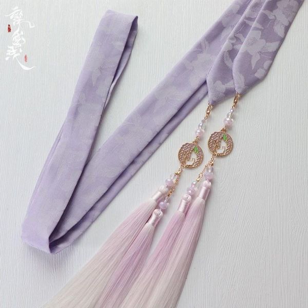 

other event & party supplies wisteria original purple han chinese clothing accessories antique gradient tassel hair band retro girl headdres