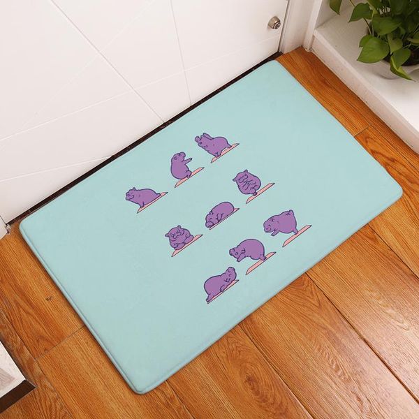 

carpets 13 style funny animals print anti-slip floor mat outdoor rugs front door mats 40x60 50x80cm.
