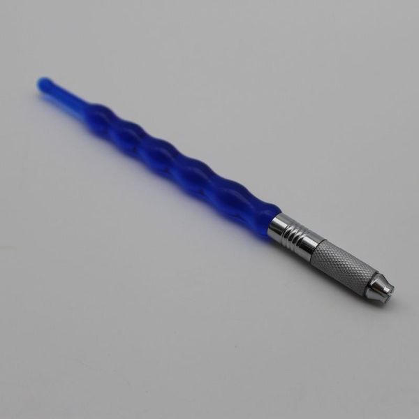 

tattoo guns kits 2pcs two kind needle uses microblading pen manual eyebrow for 3d embroidery permanent makeup blue