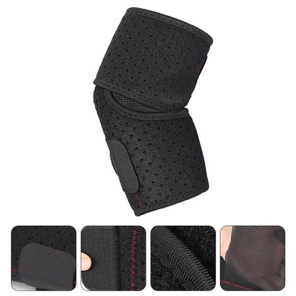 

elbow & knee pads 1 pair of brace support sleeve pad arthritis arm, Black;gray