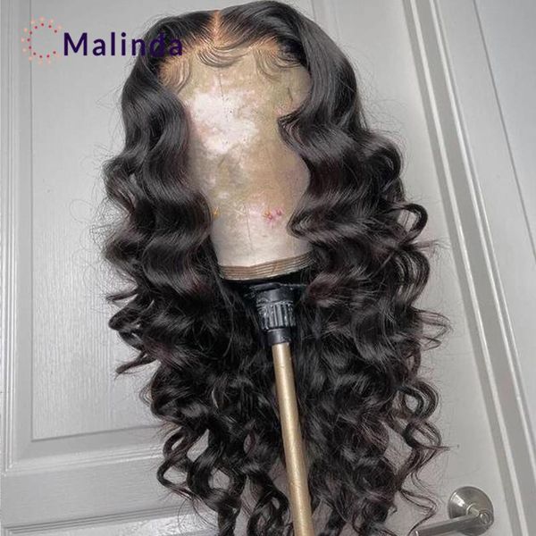 

lace wigs 13x4 front human hair for black women loose wave short bob wig brazilian pre plucked with baby, Black;brown