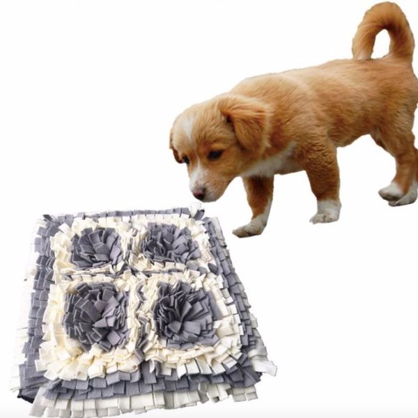 

cat toys soft dog pet sniff pad mat training blanket puppy kitten consume slow eat puzzle interactive toy