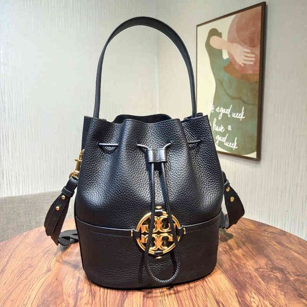 

tb new miller bucket handbag lychee grain cowhide single shoulder messenger women's bag