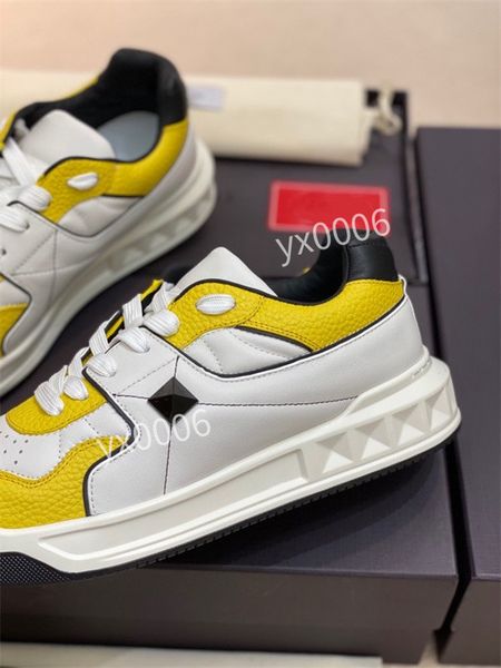 

2022 sneaker casual 35-41 shoes real leather shell sneakers trainers stripes shoe fashion trainer for man woma fs210804, Red;white