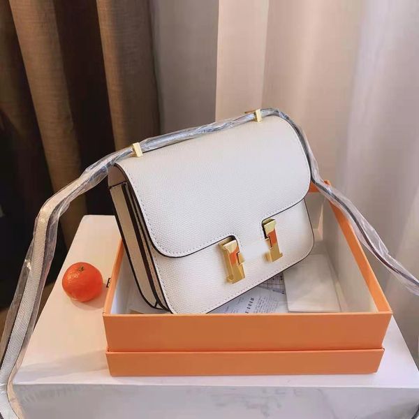 

herme women leather luxurys handbags 2021 kangkang bags square women's pure retro single shoulder bagdesigner handbag wkbb
