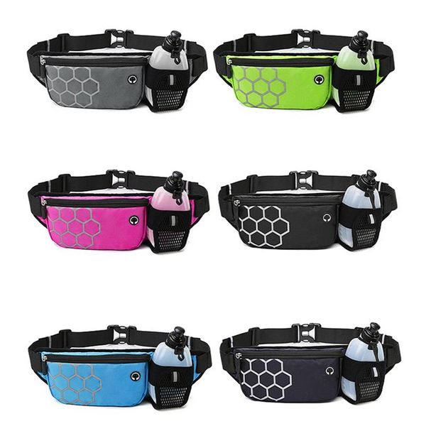 

outdoor bags women men waist running belt pack pouch gym fitness water bottle bag mobile cell phone sports accessories