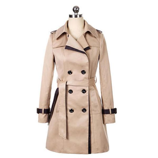 

coats and jackets women 2021 fashion kawaii buttons back bow bandgae windbreaker korean long winter for coat women's, Black;brown