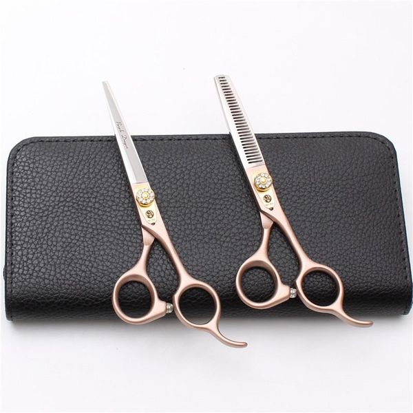 

hair scissors purple dragon bust rose gold 5.5 inches 6 thinning cutting salon the barber shop