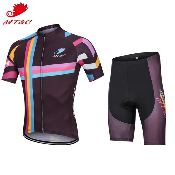 

racing sets summer cycling jersey set cushion female breathable mtb clothes bicycle clothing mountain bike, Black;blue