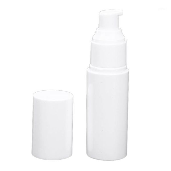 

storage bottles & jars 10pcs matte white stream spray portable plastic bottle for alcohol oils/lotions container 30ml