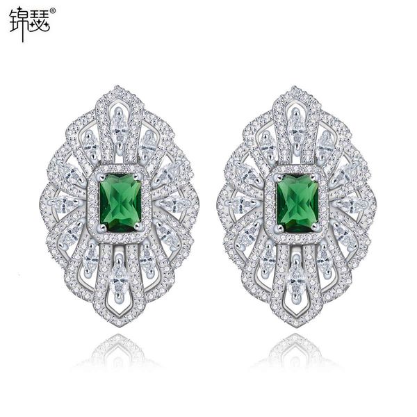 

jewelry charm stud jin se shi xu ruohua earrings fashion accessories, Golden