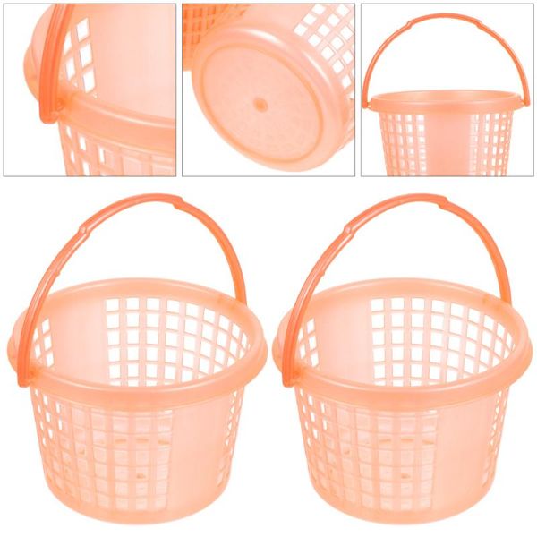 

storage baskets 10pcs fruit pickup small for home (random color)