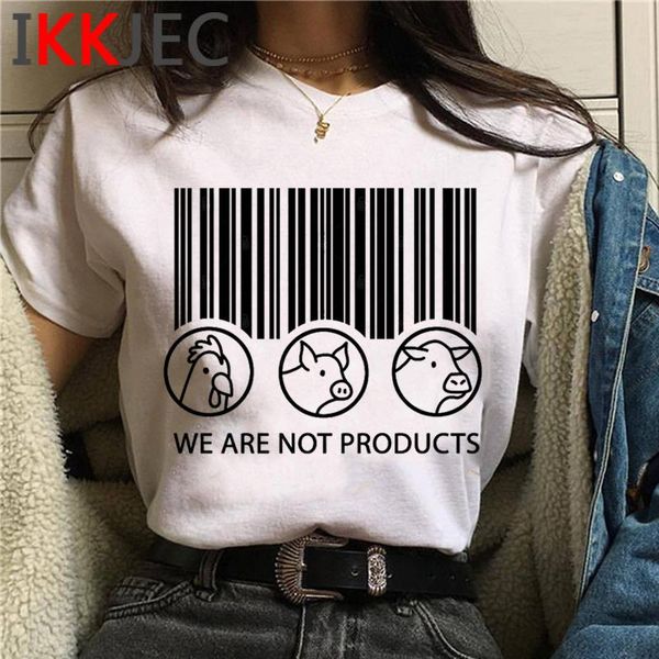 

women's t-shirt vegan t shirt tees female casual vintage couple graphic women, White