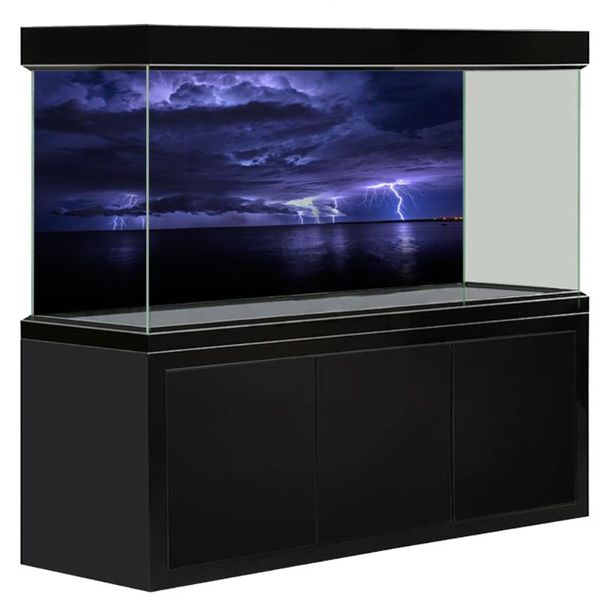 

decorations [jr-0009] fish tank background high-definition nature series aquarium decoration sticker support picture and size customization