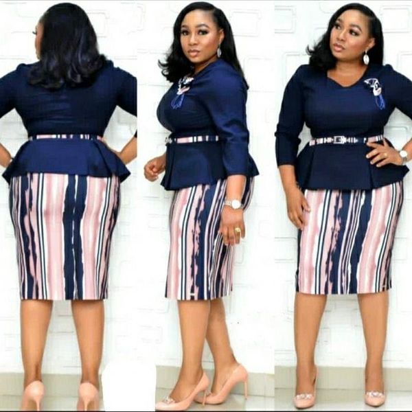 

ethnic clothing african clothes for women 2021 spring summer robe femme 3/4 long sleeve print plus size midi party dress 2xl-6xl, Red