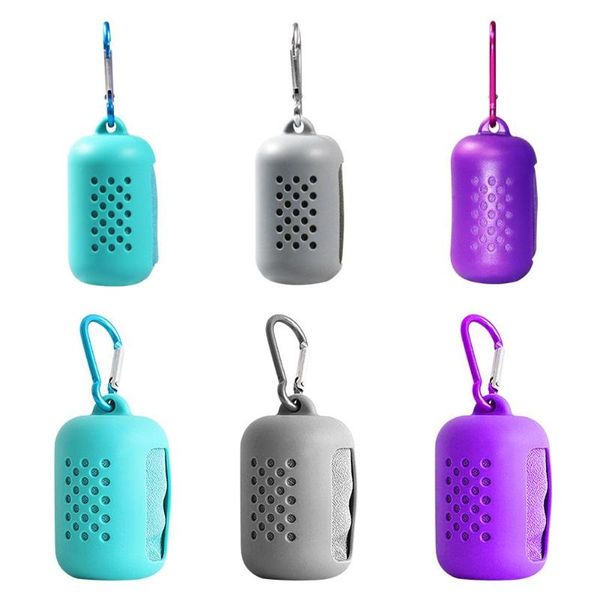 

cover-ups durable towel classic delicate texture portable quick dry breathable silicone holder storage case with hook