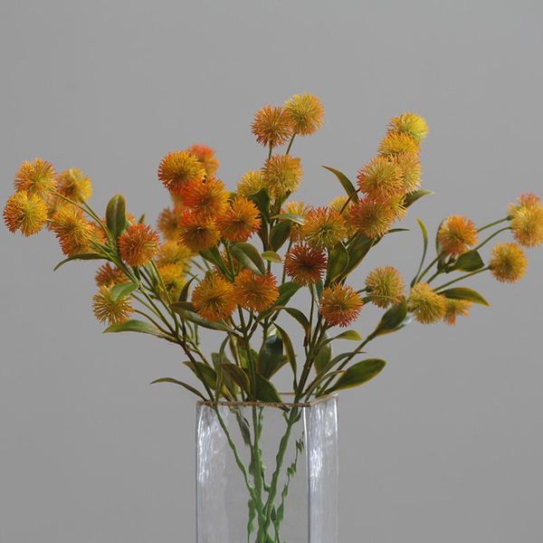 

decorative flowers & wreaths fake plants goldenrod autumn grass faux flower diy accessories plastic branches home garden wedding party