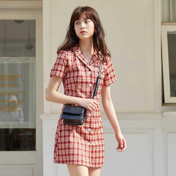 

casual dresses cmaz for women summer 2021 korean style female dress, Black;gray