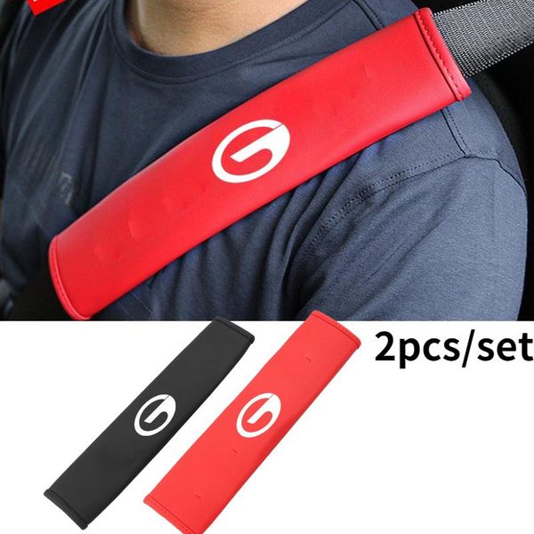 

safety belts & accessories 2pcs leather car seat belt protective shoulder cover pads for trumpchi gs3 gs4 gs5 gs7 ga3 ga4 ga5 ga6 ga8 gm6 gm