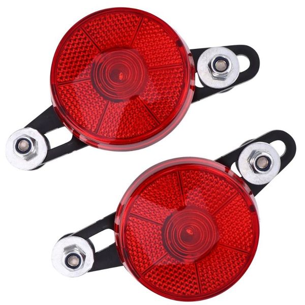 

2pcs bike tail lamp eco-friendly warning light signal for scooters lights