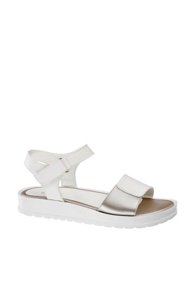 

deichmann women white sandals, Black