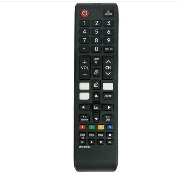 Substituição de controlador remoto BN59-01315A para Samsung 4K UHD TV inteligente UN43RU710DFXZA Black