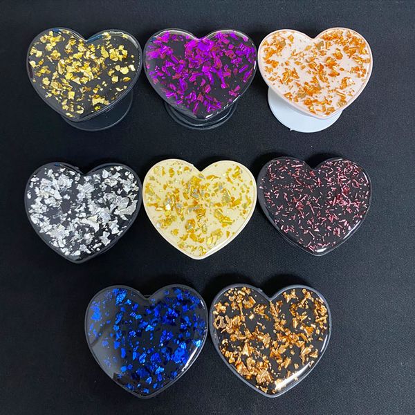 

foldable kickstand phone mount heart smooth epoxy multifunction air stand holder grip for all tablets and phones