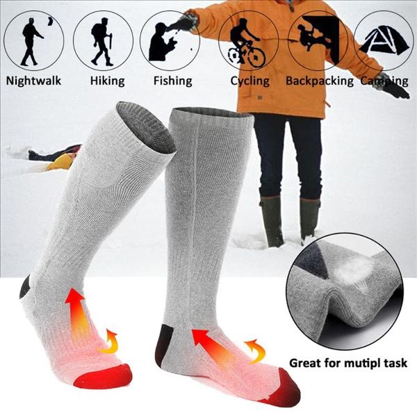 

sports socks electric heating can be washed to heat for men and women, Black