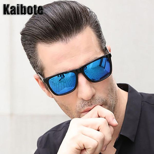

sunglasses kaibote s-16020-m fashion men's sport style sun eyeglasses for driver driving uv protection outdoor eyewear male, White;black