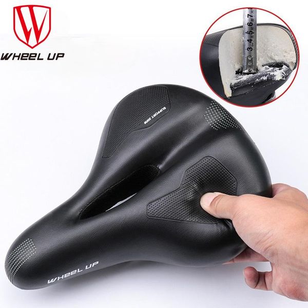 

bike saddles wheel up bicycle seat breathable rainproof cycling road mountain accessory absorbing hollow saddle m432