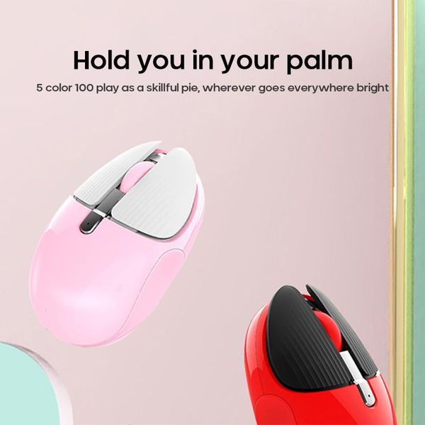

mice mini portable wireless mouse 1200dpi silent 3button optical with nano receiver home office for pc lapcomputer easy use